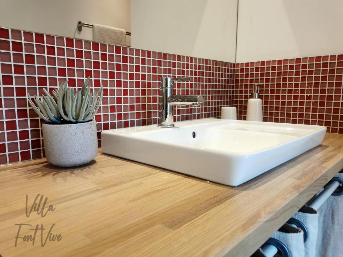 Villa Font Vive - Chambres D'Hotes Eco-Labellisees Avec Cuisine - Confort, Calme Et Vue Exceptionnels ! 格罗斯皮埃雷斯 外观 照片