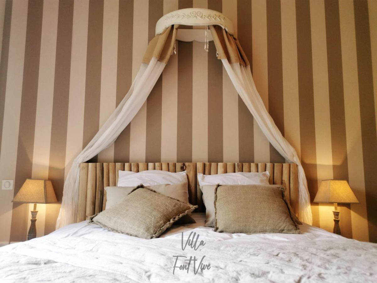 Villa Font Vive - Chambres D'Hotes Eco-Labellisees Avec Cuisine - Confort, Calme Et Vue Exceptionnels ! 格罗斯皮埃雷斯 外观 照片