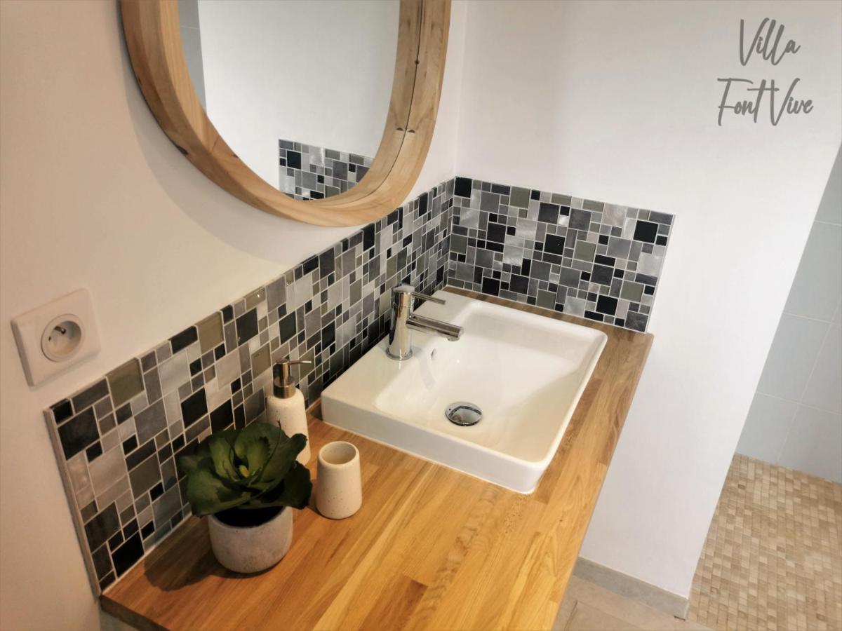 Villa Font Vive - Chambres D'Hotes Eco-Labellisees Avec Cuisine - Confort, Calme Et Vue Exceptionnels ! 格罗斯皮埃雷斯 外观 照片