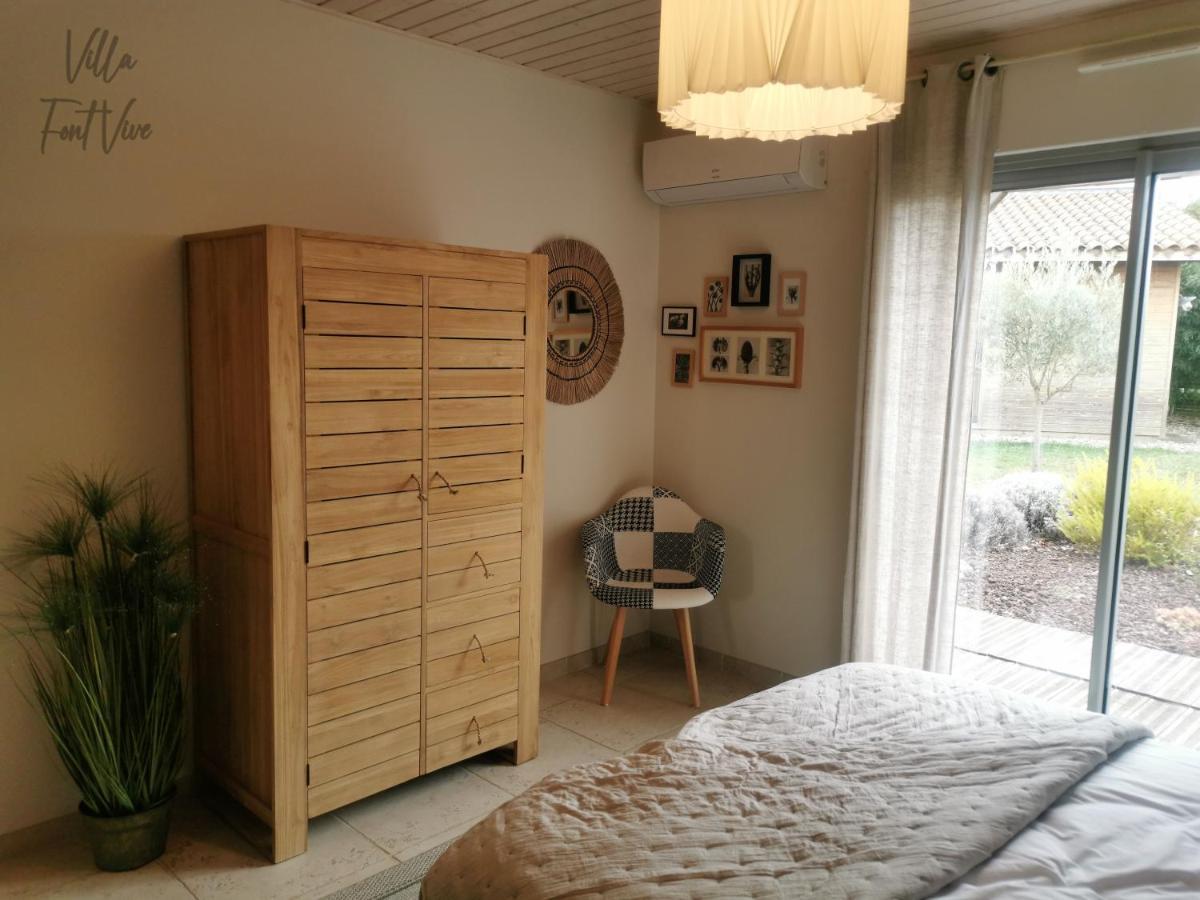 Villa Font Vive - Chambres D'Hotes Eco-Labellisees Avec Cuisine - Confort, Calme Et Vue Exceptionnels ! 格罗斯皮埃雷斯 外观 照片