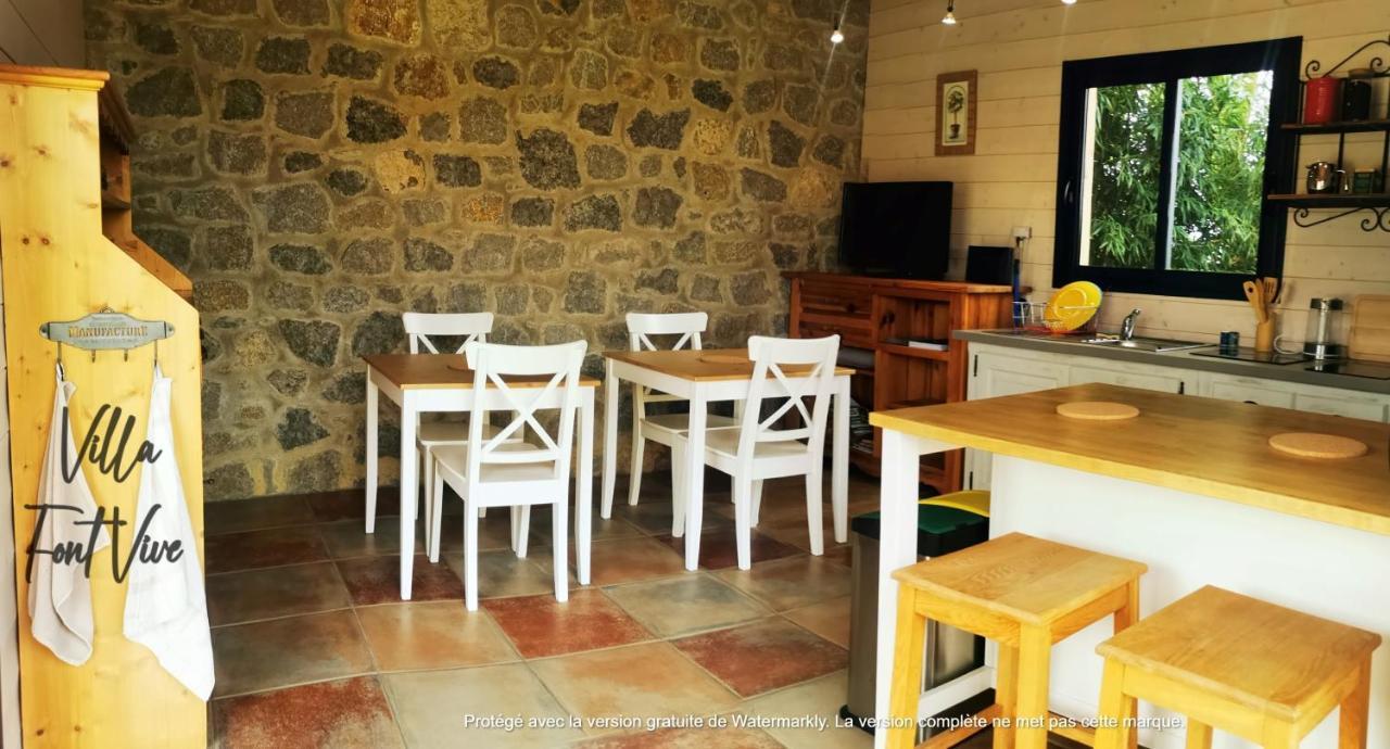 Villa Font Vive - Chambres D'Hotes Eco-Labellisees Avec Cuisine - Confort, Calme Et Vue Exceptionnels ! 格罗斯皮埃雷斯 外观 照片