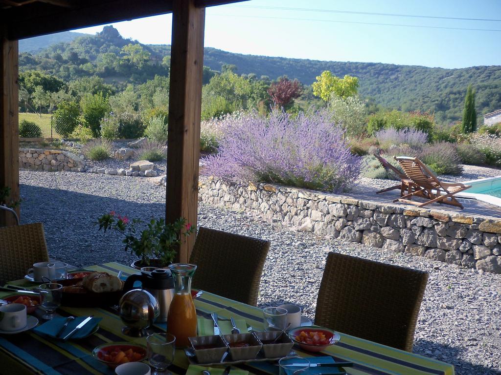 Villa Font Vive - Chambres D'Hotes Eco-Labellisees Avec Cuisine - Confort, Calme Et Vue Exceptionnels ! 格罗斯皮埃雷斯 外观 照片